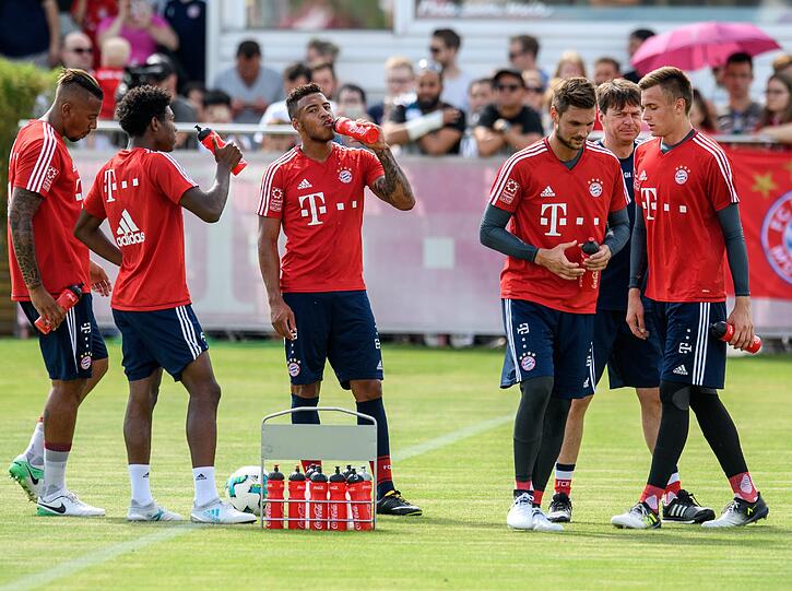 Die Bilder vom Bayern-Training am Montag.