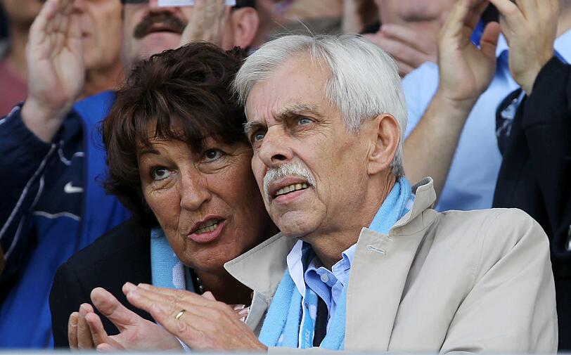 Löwen-Präsident Dieter Schneider mit Gattin Gypsy