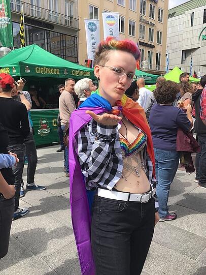 München ist bunt - gerade an diesem Tag