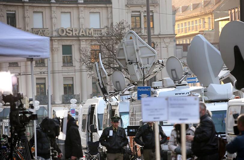 Die Bilder vom Prozess werden um die Welt gehen.