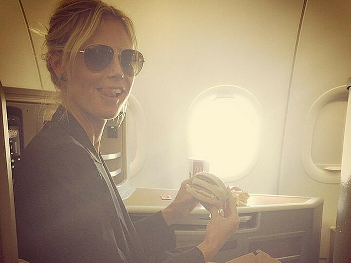 Heidi Klum ist sehr aktiv im Netz