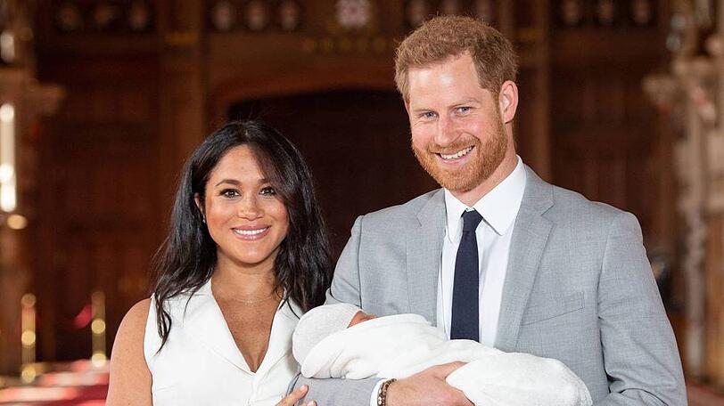 Herzogin Meghan und Prinz Harry mit dem kleinen Archie