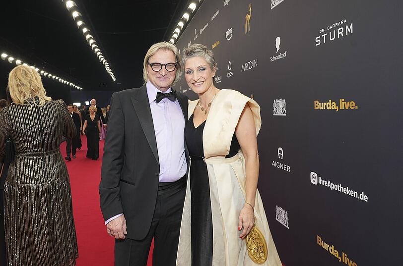 Der Bambi 2024: Stefan Juergens und Ehefrau Boriana "Bo" Rosenmueller standen auf der Gästeliste.