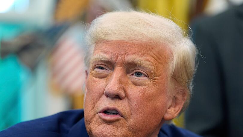 Die Beziehung zu China sei "sehr, sehr gut" - sagt US-Präsident Donald Trump. (Archivbild)