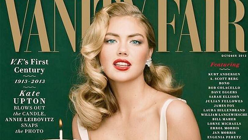 So macht Geburtstag Spaß: Kate Upton auf dem Oktober-Cover der "Vanity Fair" zum 100-jährigen Jubiläum So macht Geburtstag Spaß: Kate Upton auf dem Oktober-Cover der "Vanity Fair" zum 100-jährigen Jubiläum