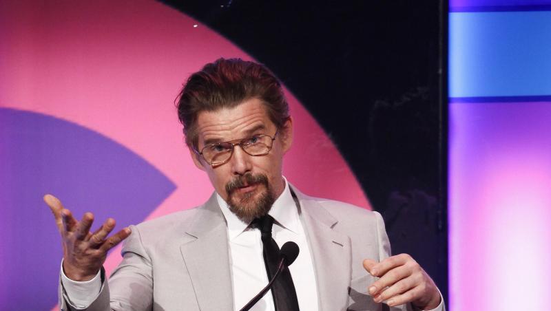 Ethan Hawke nahm in New York den Preis für den besten Darsteller entgegen. Ethan Hawke nahm in New York den Preis für den besten Darsteller entgegen.