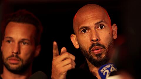 Die Tate Brothers: links Tristan, rechts Andrew. (Archivbild)