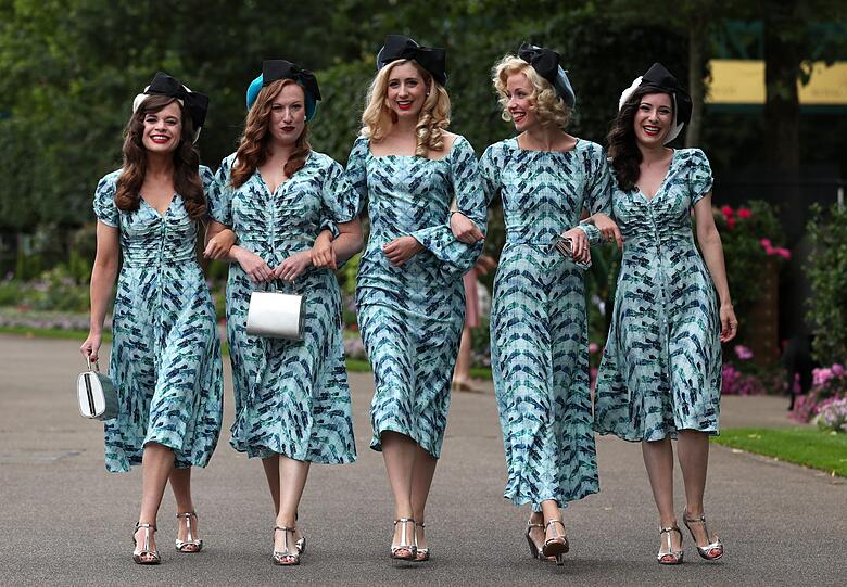 Die Mitglieder der Band "The Tootsie Rollers"