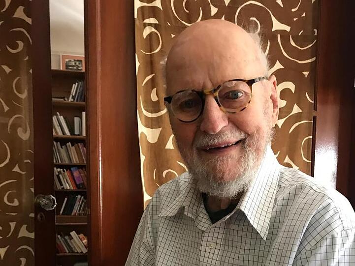 Beatnik-Dichter Lawrence Ferlinghetti nimmt kein Blatt vor den Mund.