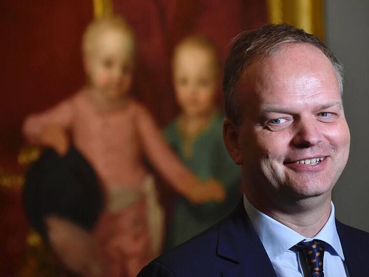 Eike Schmidt, deutscher Museumsdirektor der Uffizien in Florenz, im Palazzo Pitti.