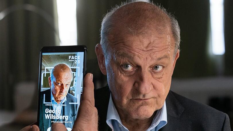 "Wilsberg: Ins Gesicht geschrieben": Selbst über Offliner Georg Wilsberg (Leonard Lansink) findet die App "Face23" einige wenige Treffer im Netz.
