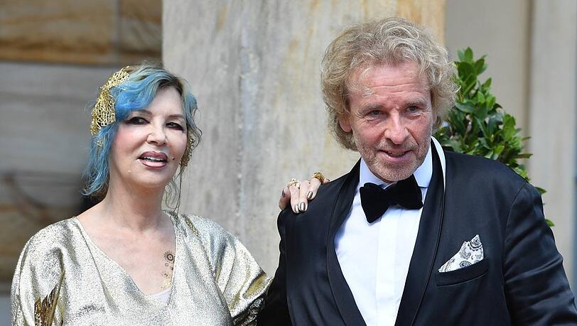Thea und Thomas Gottschalk im Sommer 2018, wenige Monate vor Bekanntwerden ihrer Trennung. Thea und Thomas Gottschalk im Sommer 2018, wenige Monate vor Bekanntwerden ihrer Trennung.