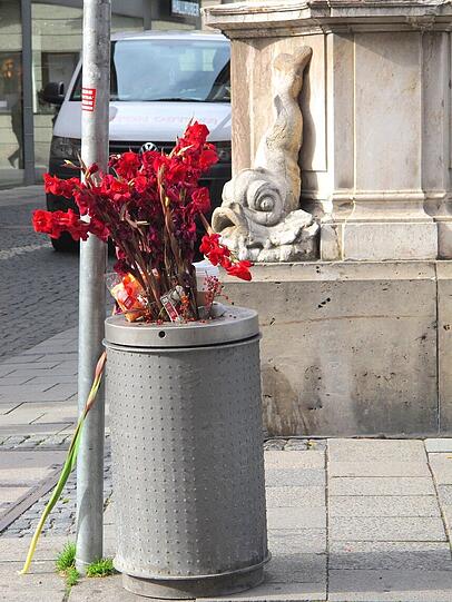 "Vielen Dank für die Blumen!"