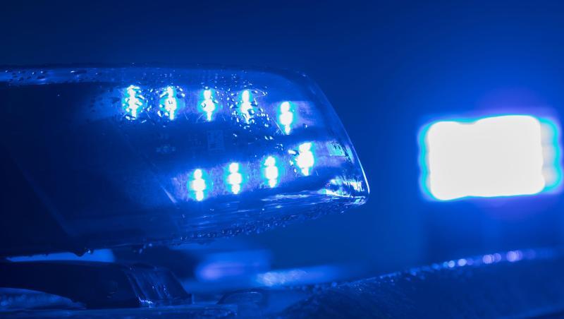 Blaulichter leuchten auf einem Streifenwagen der Polizei. Foto: Jens Büttner/zb/dpa/Archivbild Blaulichter leuchten auf einem Streifenwagen der Polizei. Foto: Jens Büttner/zb/dpa/Archivbild