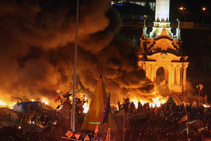 Beim Kampf um den Maidan in Kiew starben mindestens 82 Menschen.