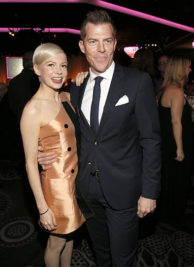 Glänzend: Schauspielerin Michelle Williams und Kevin Walsh