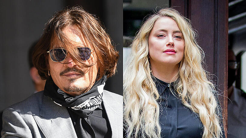 Johnny Depp und Amber Heard erschienen auch am letzten Prozesstag (28. Juli) vor Gericht in London.