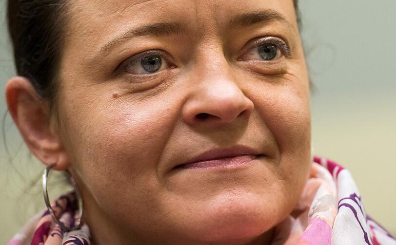 Beate Zschäpe, die Hauptangeklagte im Münchner NSU-Prozess.