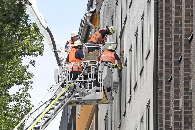 Großer Feuerwehr-Einsatz in der Lindwurmstraße
