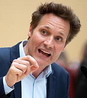 Ludwig Hartmann, Fraktionsvorsitzender von Bündnis 90/Die Grünen im bayerischen Landtag, spricht.