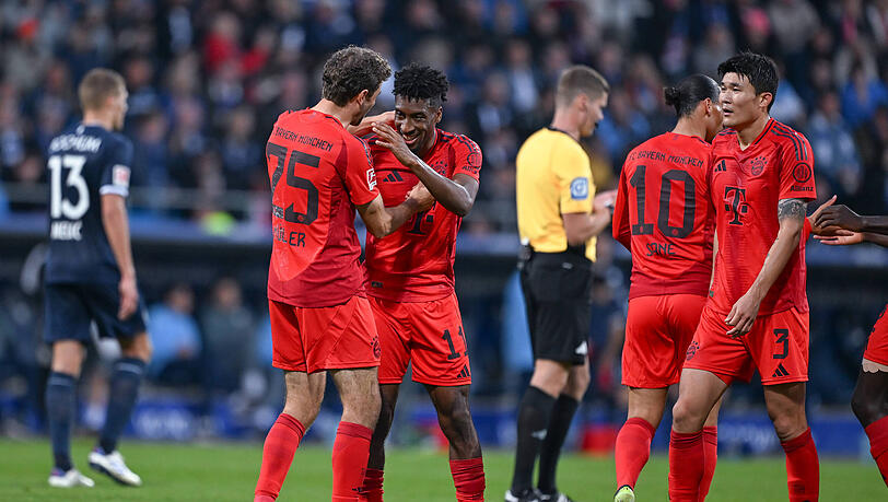 Traf zum 5:0 für den FC Bayern: Flügelflitzer Kingsley Coman. Traf zum 5:0 für den FC Bayern: Flügelflitzer Kingsley Coman.