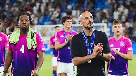 Trainer Antonio Di Salvo ist stolz auf sein Team.
