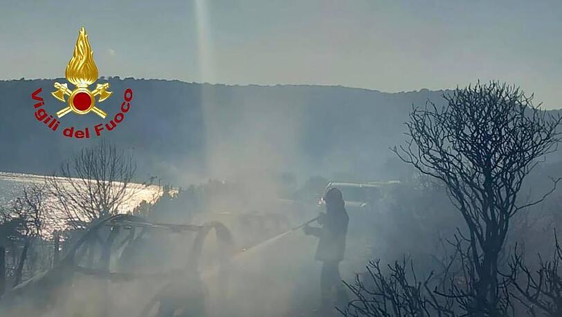 Seit frühen Nachmittag ist die Feuerwehr im Einsatz.