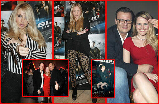 Filmreife Outfits gab&rsquo;s auf der Party nach der Filmpremiere von &bdquo;G.I.Joe &ndash; Die Abrechnung&ldquo; im Lazy Moon. Die AZ zeigt die besten Bilder der Aftershowparty!