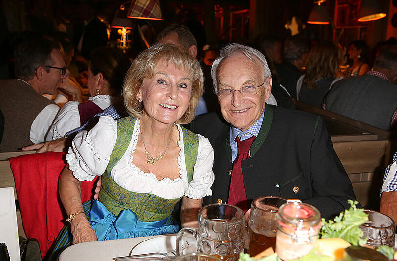 Edmund Stoiber mit Ehefrau Karin