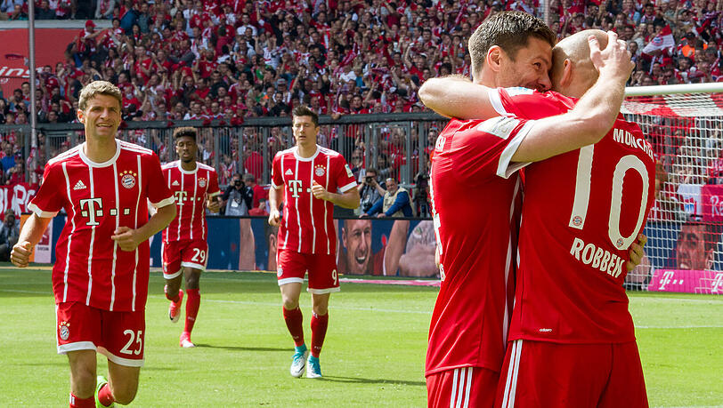 Arjen Robben brachte den FC Bayern in Führung. Arjen Robben brachte den FC Bayern in Führung.