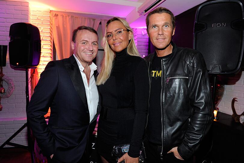 Peter Safarik, Natascha Ochsenknecht und Freund Olli Schumann