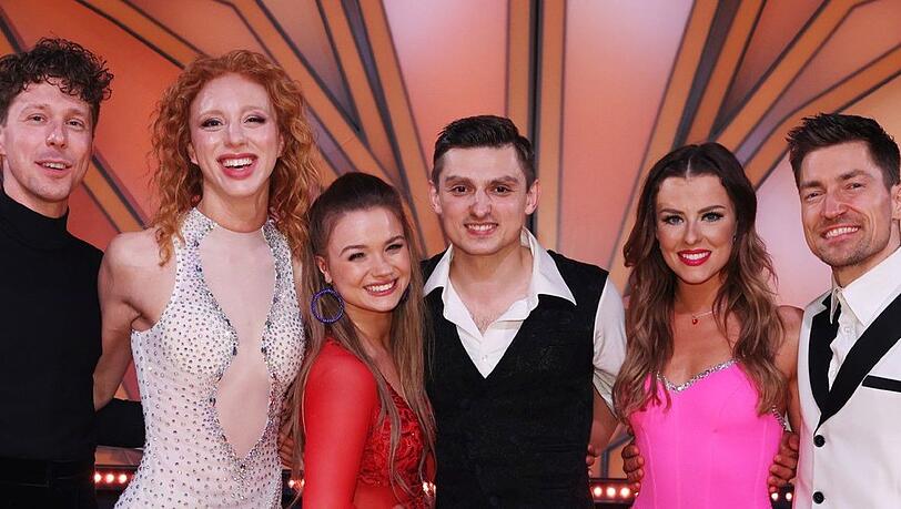 Anna Ermakova, Julia Beautx und Philipp Boy konkurrieren mit ihren Profi-Tanzpartnern um die "Let's Dance"-Krone (v.l.n.r.). Anna Ermakova, Julia Beautx und Philipp Boy konkurrieren mit ihren Profi-Tanzpartnern um die "Let's Dance"-Krone (v.l.n.r.).