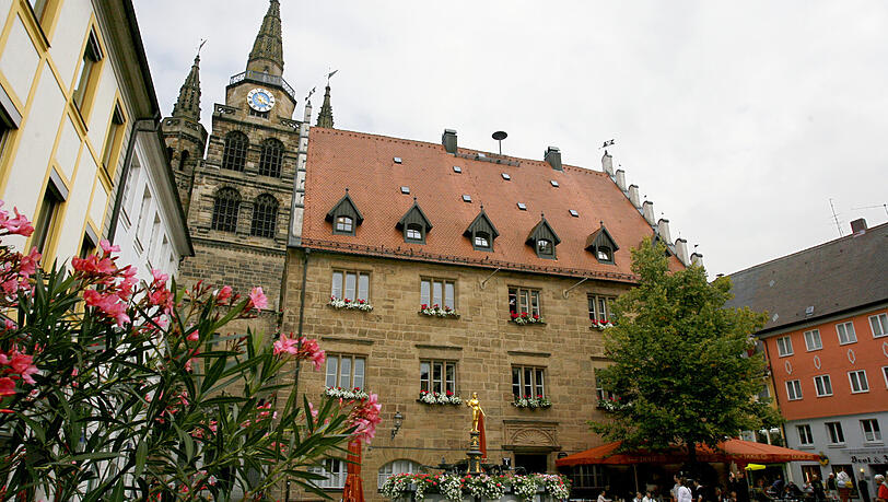 Das Rathaus in Ansbach.