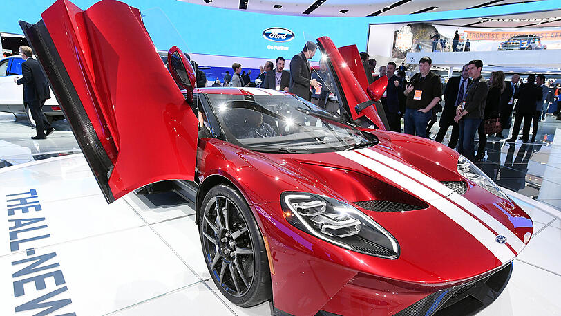 Bei der North American International Auto Show (NAIAS) in Detroit (Michigan) wird der neue Ford GT präsentiert.
