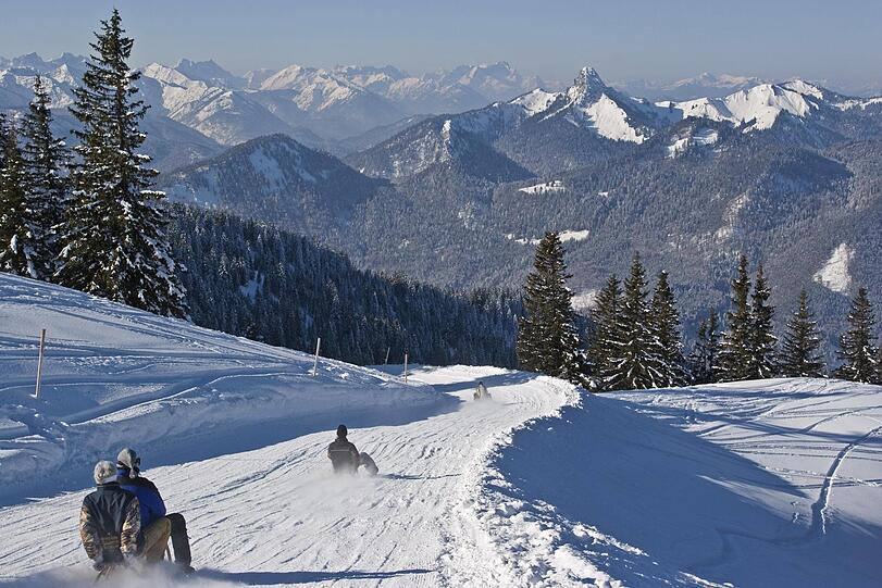 Die Rodelbahn am Wallberg - ein Schmankerl für jeden schlittenfahrenden Wintersportler.