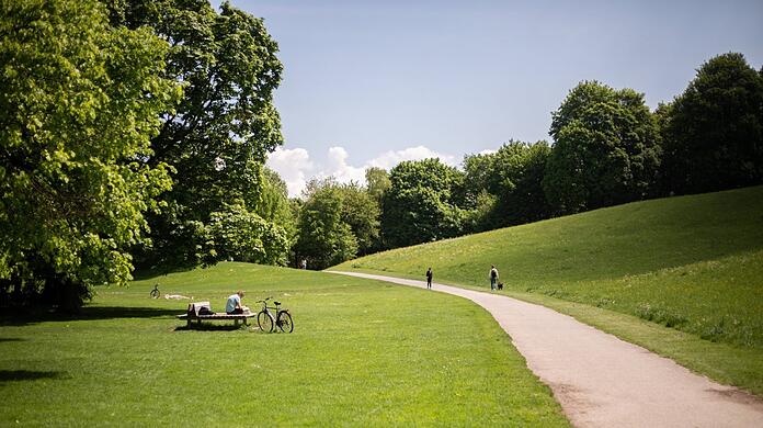 Ganz schön ruhig hier: Wenn Klimaaktivisten hier ihr Camp veranstalten werden, wird es im Luitpoldpark wohl trubeliger zugehen.