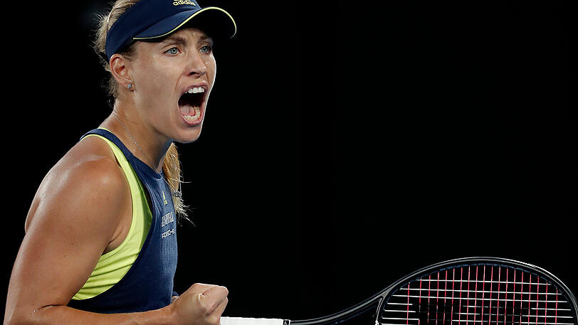 Angelique Kerber zieht nach einer starken Vorstellung gegen Maria Scharapowa in das Achtelfinale der Australian Open ein.