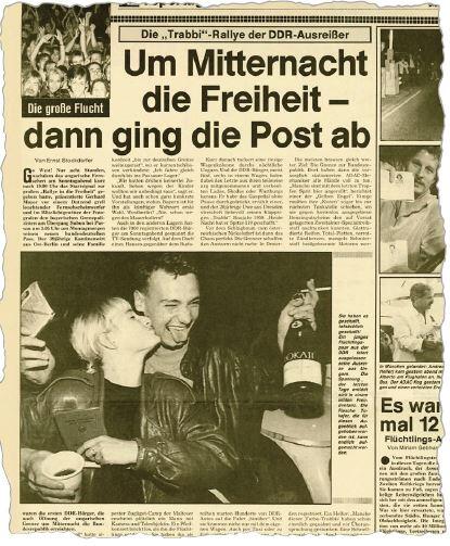 So berichtete die AZ am 12. September 1989.