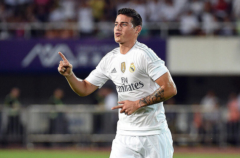 Auch James Rodriguez traf beim 5:1-Sieg gegen den FC Getafe.