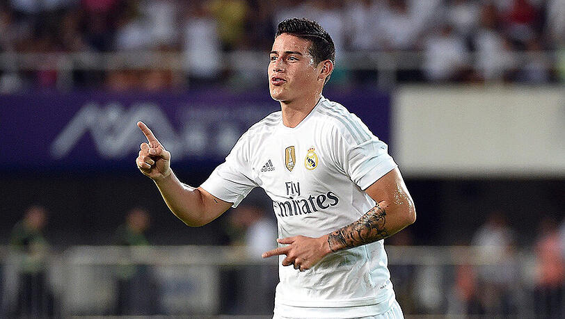 Auch James Rodriguez traf beim 5:1-Sieg gegen den FC Getafe. Auch James Rodriguez traf beim 5:1-Sieg gegen den FC Getafe.