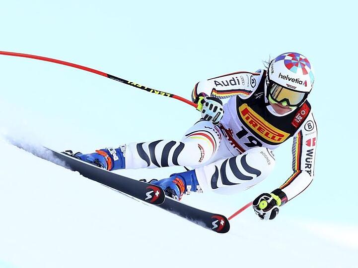 Viktoria Rebensburg verpasste zum WM-Auftakt ganz knapp eine Medaille.