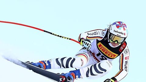 Viktoria Rebensburg verpasste zum WM-Auftakt ganz knapp eine Medaille.