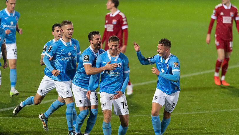 Dennis Dressel brachte den TSV 1860 gegen die SpVgg Unterhaching in Führung.