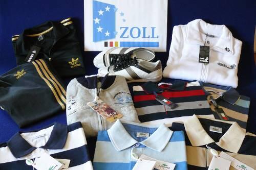 Polohemden, Jogginghosen und Schuhe waren unter den gefäschten Markensachen.