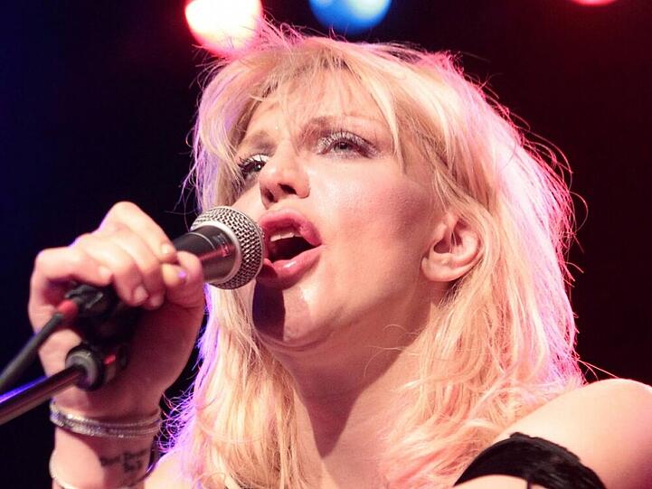 Courtney Love ist Gentleman Frank Bruno mehr als dankbar