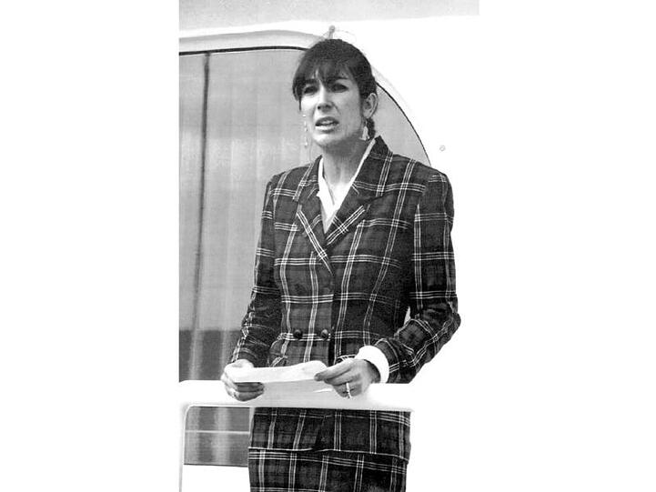 Ghislaine Maxwell, Tochter des verstorbenen britischen Verlegers R. Maxwell, an Bord der "Lady Ghislaine".