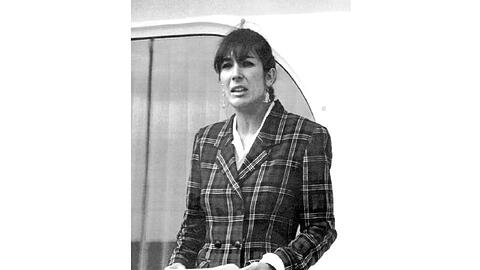 Ghislaine Maxwell, Tochter des verstorbenen britischen Verlegers R. Maxwell, an Bord der "Lady Ghislaine".