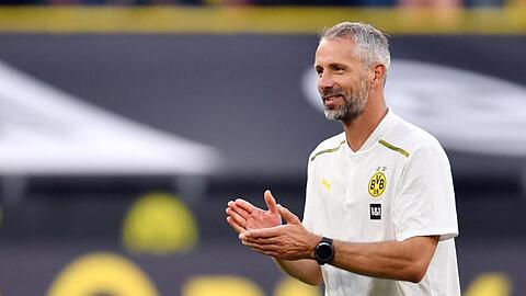Dortmund-Coach Marco Rose ist guter Dinge, seinen Profis ein großes Defizit austreiben zu können.