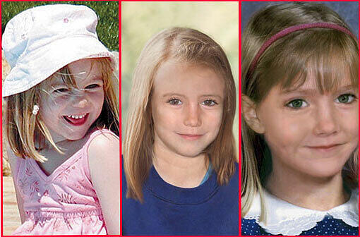 Madeleine McCann: seit 3. Mai 2007 ist das Mädchen aus Großbritannien verschwunden.
