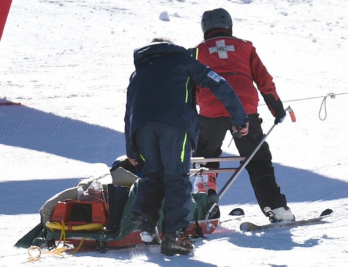 Der Tscheche Ondrej Bank ist bei den alpinen Ski Weltmeisterschaften in den USA schwer gestürzt.